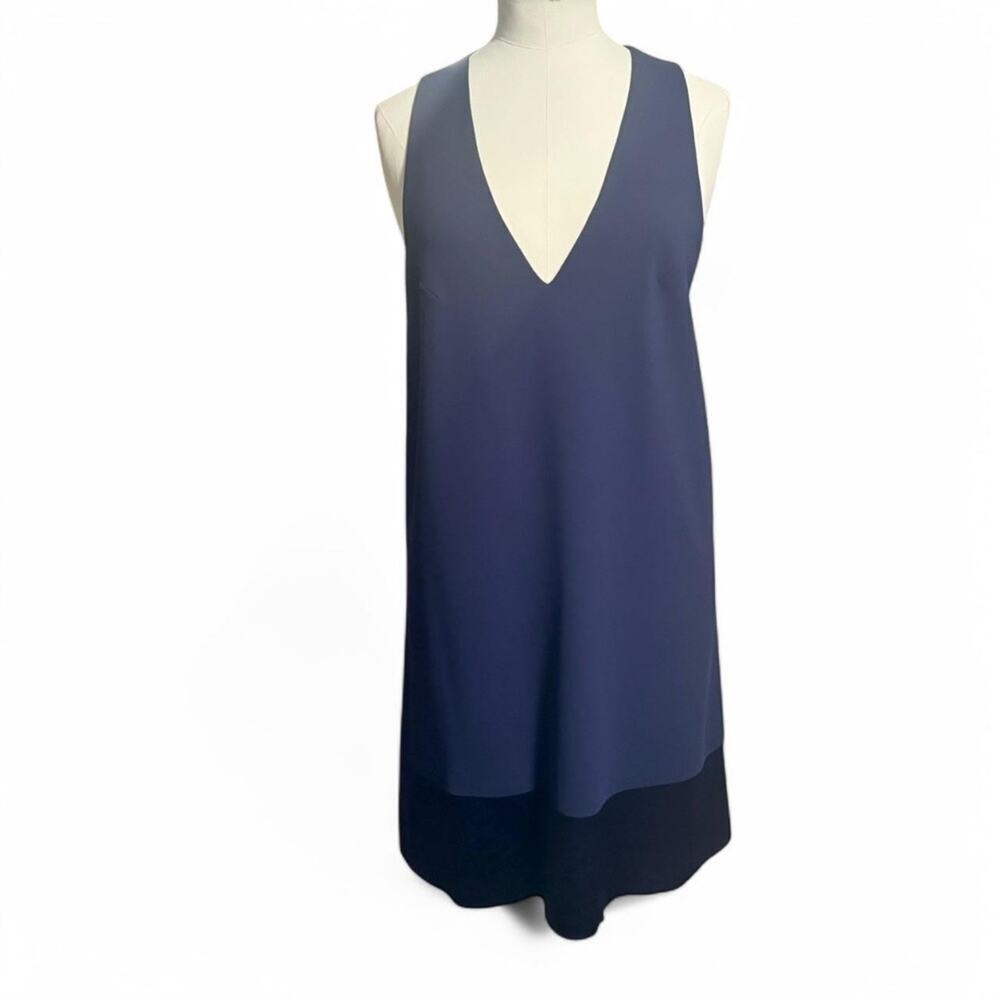 Alice & Olivia navy mini shift dress (size medium) 169